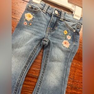 Embroidery Baby Girl Flare Jeans